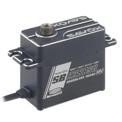 Savox SB2280SGP Digital Servo Brushless Motor with Soft Start High Voltage Su Geçirmez Çelik Dişli