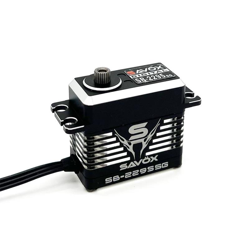 Savox SB2295SG Black Edition Digital Servo Brushless Motor High Torque High Voltage Çelik Dişli