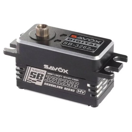 Savox SB3262SG Digital Servo Brushless Motor Low Profile High Voltage Metal Dişli - Thumbnail