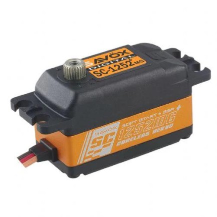 Savox SC1252MGP Digital Servo Low Profile With Soft Start High Voltage Metal Dişli - Thumbnail