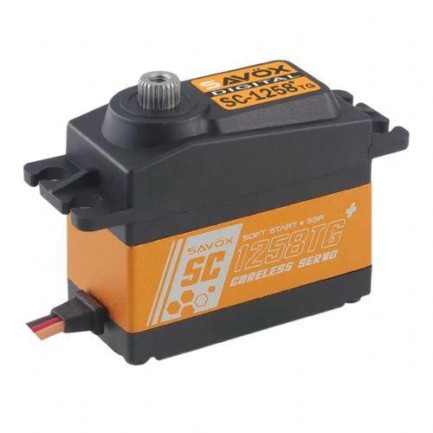 Savox SC1258TGP Digital Servo Coreless Motor With Soft Start High Voltage Titanium Dişli - Thumbnail