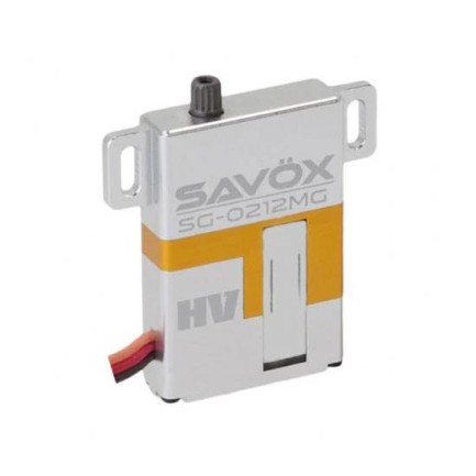 Savox SG-0212MG Digital Servo DC Motor High Voltage Su Geçirmez Metal Dişli - Thumbnail