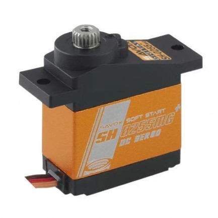 Savox SH0255MGP Micro Digital Servo DC Motor With Soft Start High Torque Metal Dişli - Thumbnail