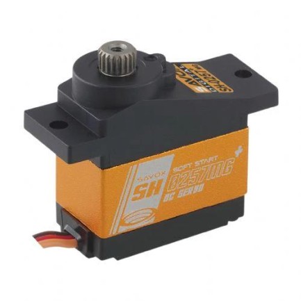 Savox SH0257MGP Micro Digital Servo DC Motor With Soft Start High Torque Metal Dişli - Thumbnail