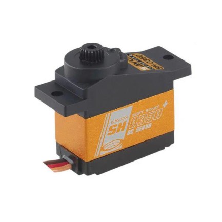 Savox SH0350P Micro Digital Servo DC Motor With Soft Start High Torque Metal Dişli - Thumbnail