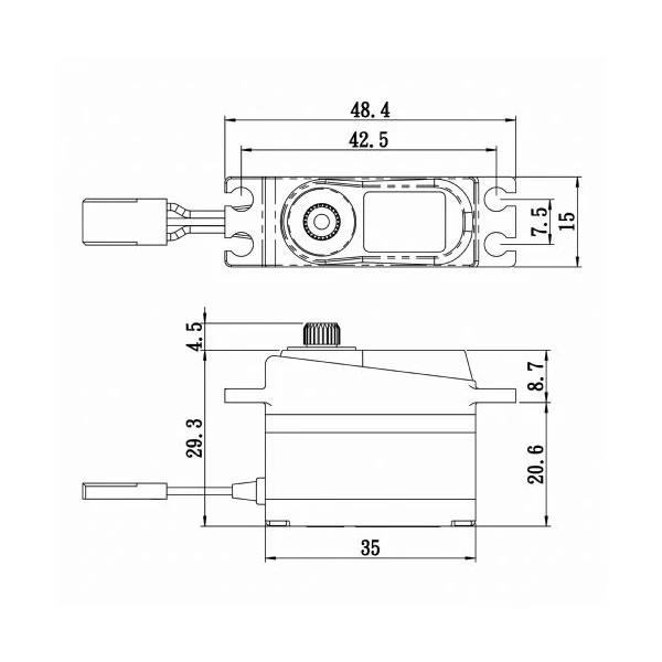 Savox SV1250MGP Digital Servo Coreless Motor High Voltage Metal Dişli