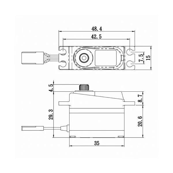 Savox SV1250MGP Digital Servo Coreless Motor High Voltage Metal Dişli