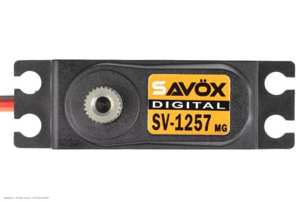 Savox SV1257MGP Digital Servo Coreless Motor High Voltage Metal Dişli - Thumbnail