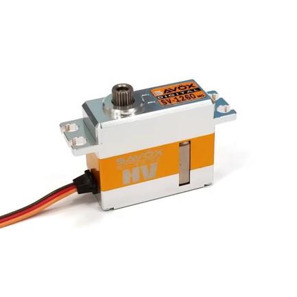 Savox SV1260MG Mini Digital Servo Coreless Motor High Voltage Metal Dişli - Thumbnail