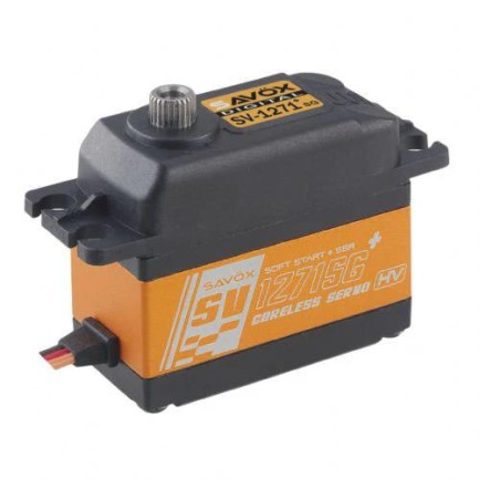 Savox SV1271SGP Digital Servo Coreless Motor with Soft Start High Voltage Çelik Dişli - Thumbnail