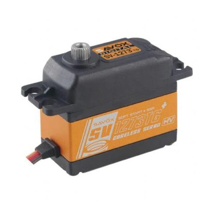 Savox SV1273TGP Digital Servo Coreless Motor with Soft Start High Voltage Titanium Dişli - Thumbnail