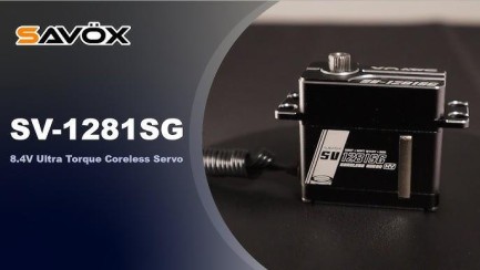 Savox SV1281SG Digital Servo Coreless Motor High Voltage Su Geçirmez Metal Dişli - Thumbnail