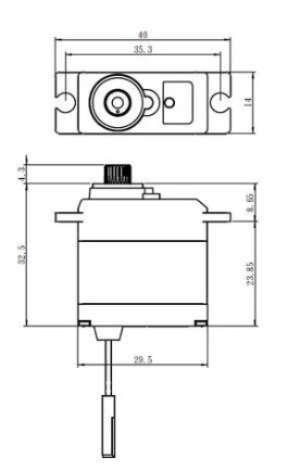 Savox SW0250MGP Micro Digital Servo DC Motor With Soft Start High Torque Su Geçirmez Metal Dişli - Thumbnail