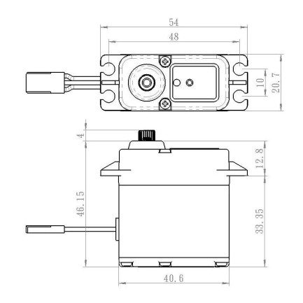 Savox SW1212SGP Digital Servo Coreless Motor High Voltage Su Geçirmez Metal Dişli - Thumbnail