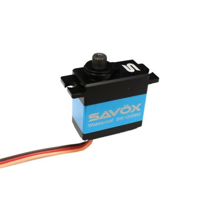 Savox SW1250MG Premium Mini Micro Digital Servo Coreless Motor High Voltage Su Geçirmez Metal Dişli - Thumbnail