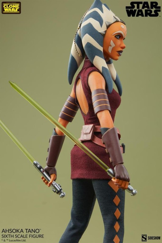 Sideshow Collectibles Ahsoka Tano TCW Sixth Scale Figure 100444 Star Wars / The Clone Wars Animation