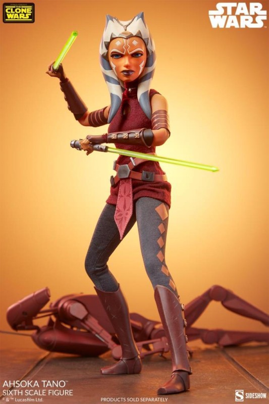 Sideshow Collectibles Ahsoka Tano TCW Sixth Scale Figure 100444 Star Wars / The Clone Wars Animation