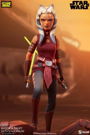 Sideshow Collectibles Ahsoka Tano TCW Sixth Scale Figure 100444 Star Wars / The Clone Wars Animation - Thumbnail