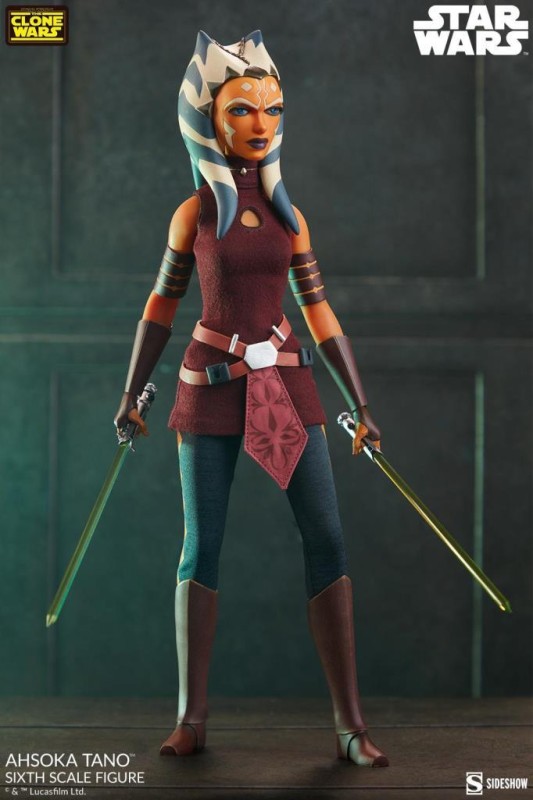 Sideshow Collectibles Ahsoka Tano TCW Sixth Scale Figure 100444 Star Wars / The Clone Wars Animation