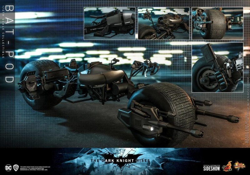 Hot Toys Bat-Pod Sixth Scale Figure Accessory 907423 / DC Comics / The Dark Knight Rises