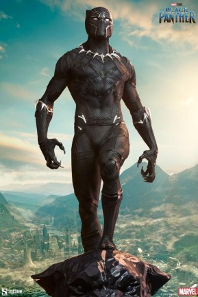 Sideshow Collectibles Black Panther Premium Format Figure - 300764 - Marvel Comics / T’Challa / Chadwick Boseman - Thumbnail