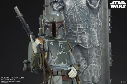 Sideshow Collectibles Boba Fett and Han Solo in Carbonite Premium Format Figure - 400373 - Thumbnail