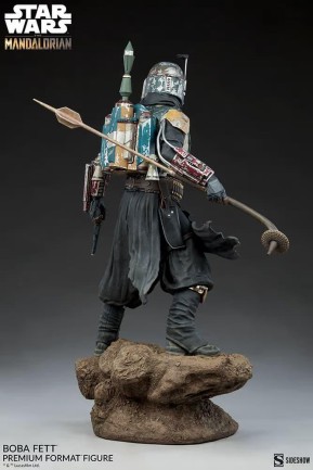 Sideshow Collectibles Boba Fett Premium Format Figure - 300829 - Star Wars / The Mandalorian - Thumbnail