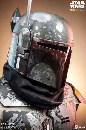 Sideshow Collectibles Boba Fett (The Mandalorian) 1:1 Life Size Bust 400375 Star Wars / The Mandalorian (ÖN SİPARİŞ) - Thumbnail