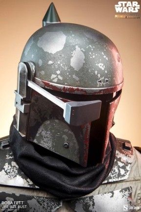 Sideshow Collectibles Boba Fett (The Mandalorian) 1:1 Life Size Bust 400375 Star Wars / The Mandalorian (ÖN SİPARİŞ) - Thumbnail