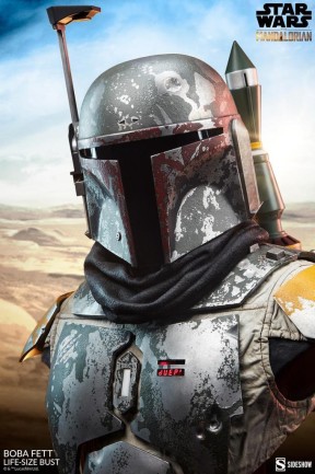 Sideshow Collectibles Boba Fett (The Mandalorian) 1:1 Life Size Bust 400375 Star Wars / The Mandalorian (ÖN SİPARİŞ) - Thumbnail