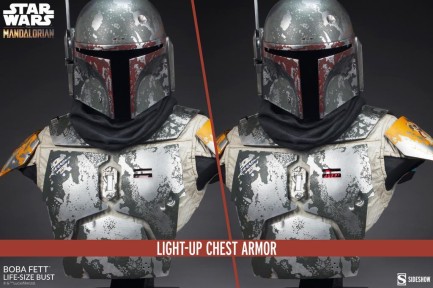 Sideshow Collectibles Boba Fett (The Mandalorian) 1:1 Life Size Bust 400375 Star Wars / The Mandalorian (ÖN SİPARİŞ) - Thumbnail