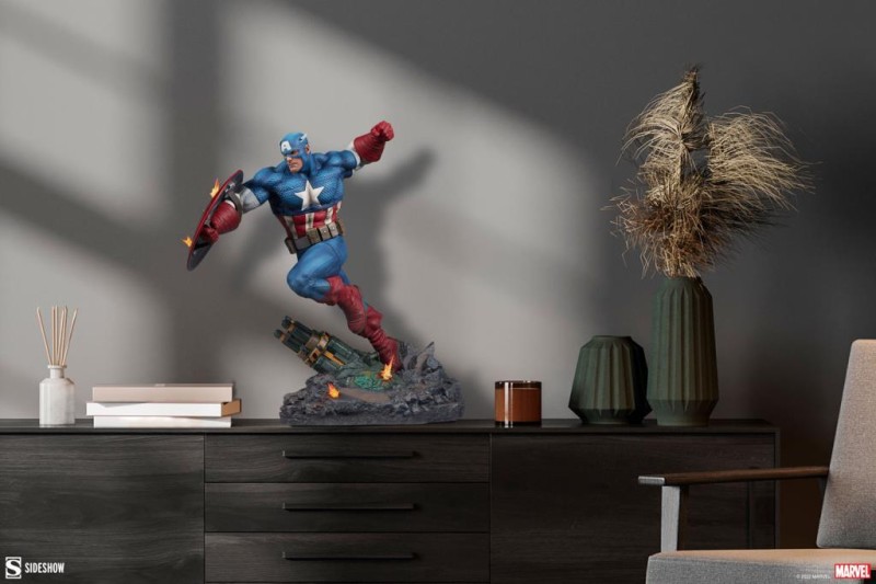 Sideshow Collectibles Captain America Premium Format Figure 300765 / Marvel Comics / Steve Rogers