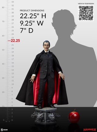 Sideshow Collectibles Dracula Premium Format Figure 300295 Horror Classics / Dracula (1958) / Christopher Lee - Thumbnail