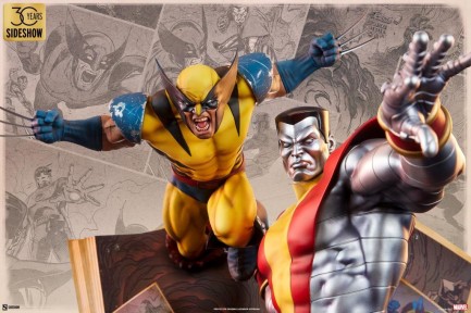 Sideshow Collectibles Fastball Special: Colossus and Wolverine Statue Set 300849 Marvel Comics / Dynamic Diorama Series (ÖN SİPARİŞ) - Thumbnail