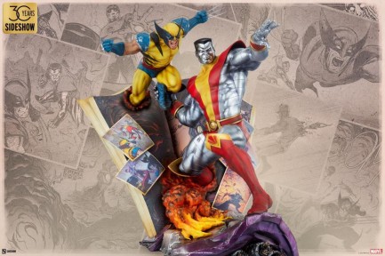 Sideshow Collectibles Fastball Special: Colossus and Wolverine Statue Set 300849 Marvel Comics / Dynamic Diorama Series (ÖN SİPARİŞ) - Thumbnail