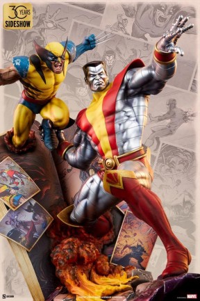 Sideshow Collectibles Fastball Special: Colossus and Wolverine Statue Set 300849 Marvel Comics / Dynamic Diorama Series (ÖN SİPARİŞ) - Thumbnail