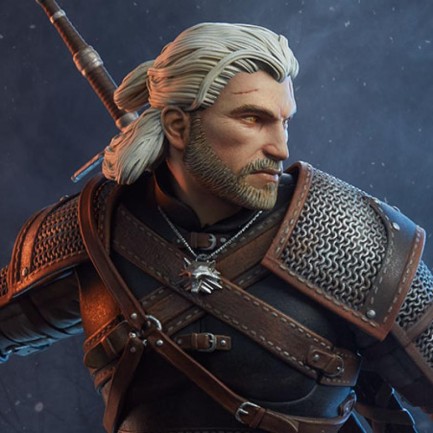 Sideshow Collectibles - Sideshow Collectibles Geralt Statue 200601 The Witcher 3 : Wild Hunt