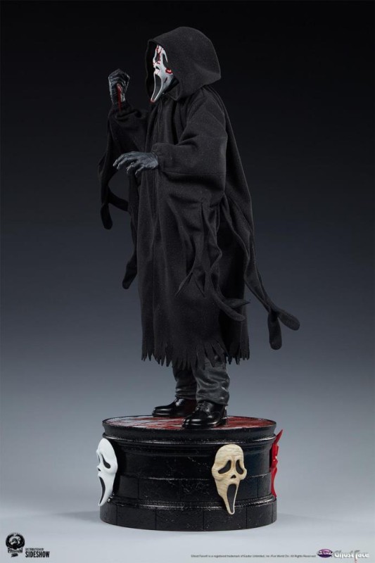 Sideshow Collectibles Ghost Face Deluxe Version Quarter Scale Statue - 9120742 - Scream / Ghost Face (ÖN SİPARİŞ)