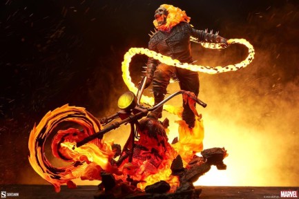 Sideshow Collectibles Ghost Rider Premium Format Figure 300800 Marvel Comics / Spirit of Vengeance (ÖN SİPARİŞ) - Thumbnail