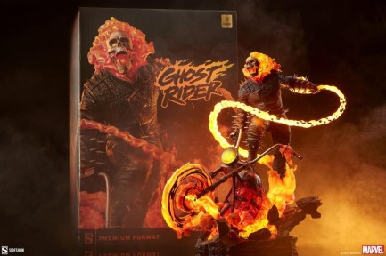 Sideshow Collectibles Ghost Rider Premium Format Figure 300800 Marvel Comics / Spirit of Vengeance (ÖN SİPARİŞ) - Thumbnail