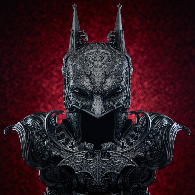 Sideshow Collectibles Gotham City's Shadow: Batman Fine Art Statue - 200606 - DC Comics / Nekro XIII Design (ÖN SİPARİŞ)