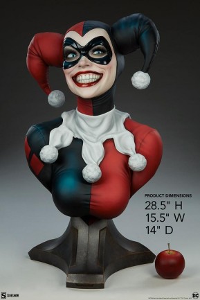 Sideshow Collectibles Harley Quinn 1:1 Life Size Bust 400233 - Thumbnail