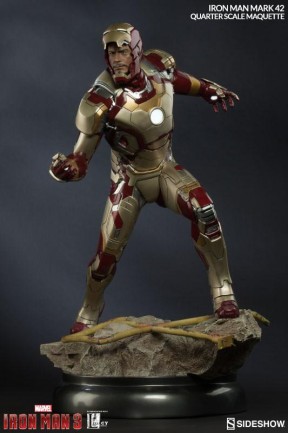 Sideshow Collectibles Ironman Mark 42 & Iron Patriot Maquette Set - Thumbnail