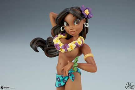 Sideshow Collectibles Island Girl Statue 300784 Chris Sanders Club Coconut Collection - Thumbnail