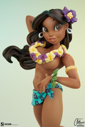 Sideshow Collectibles Island Girl Statue 300784 Chris Sanders Club Coconut Collection - Thumbnail