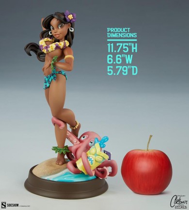 Sideshow Collectibles Island Girl Statue 300784 Chris Sanders Club Coconut Collection - Thumbnail