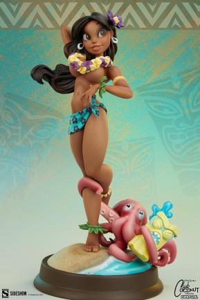 Sideshow Collectibles Island Girl Statue 300784 Chris Sanders Club Coconut Collection - Thumbnail