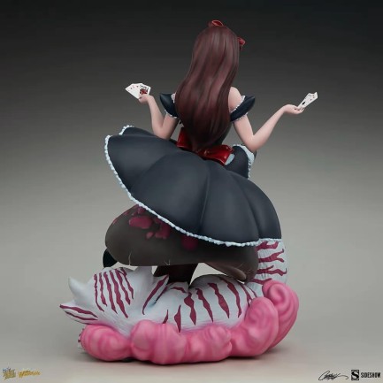 Sideshow Collectibles JSC Alice in Wonderland Game of Hearts Edition Statue - 2005062 - Thumbnail