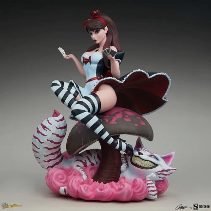 Sideshow Collectibles JSC Alice in Wonderland Game of Hearts Edition Statue - 2005062 - Thumbnail