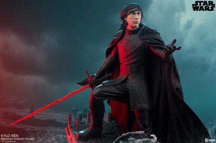 Sideshow Collectibles Kylo Ren & Rey Premium Format Figure Set - 300793 & 300794 - Star Wars / Skywalker Legacy Set - Thumbnail